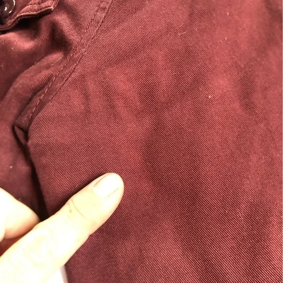Burgundy Utility Jacket - Picture 14 of 14